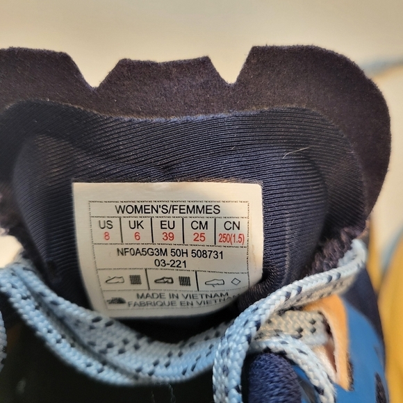 The North Face Vectiv Eminus womens blue trail running shoe size 8 NWOB - Picture 9 of 10